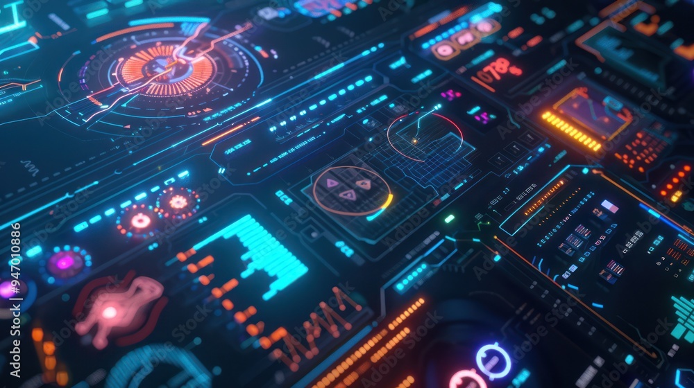 Futuristic Technology Interface Futuristic Technology Interface