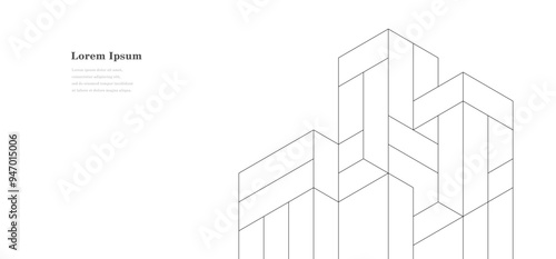 幾何学 抽象 建築 テクノロジー ビジネス 背景