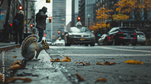 A Squirrel in the City