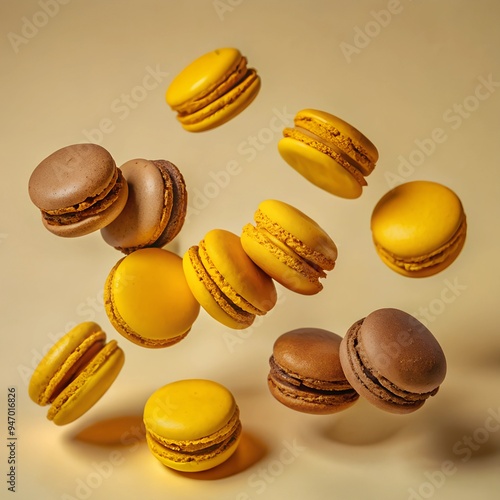 Wallpaper Mural Assortment of different macaroons. Torontodigital.ca