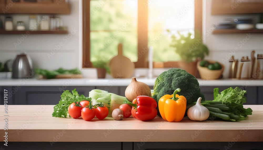 vegetables on the kitchen counter vegetables on the kitchen counter