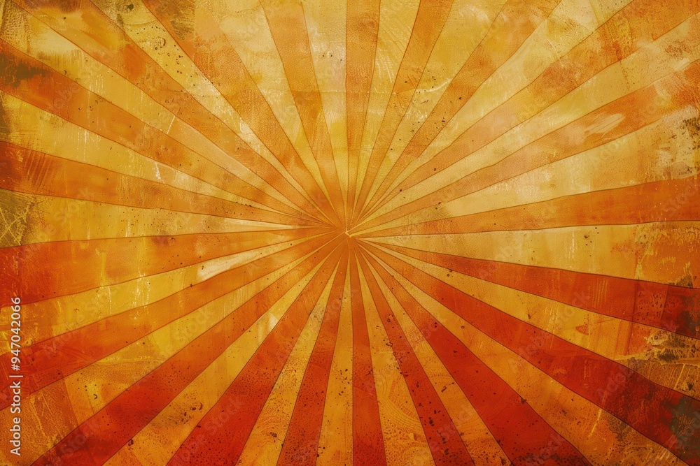 Fototapeta premium Abstract Sunburst Pattern