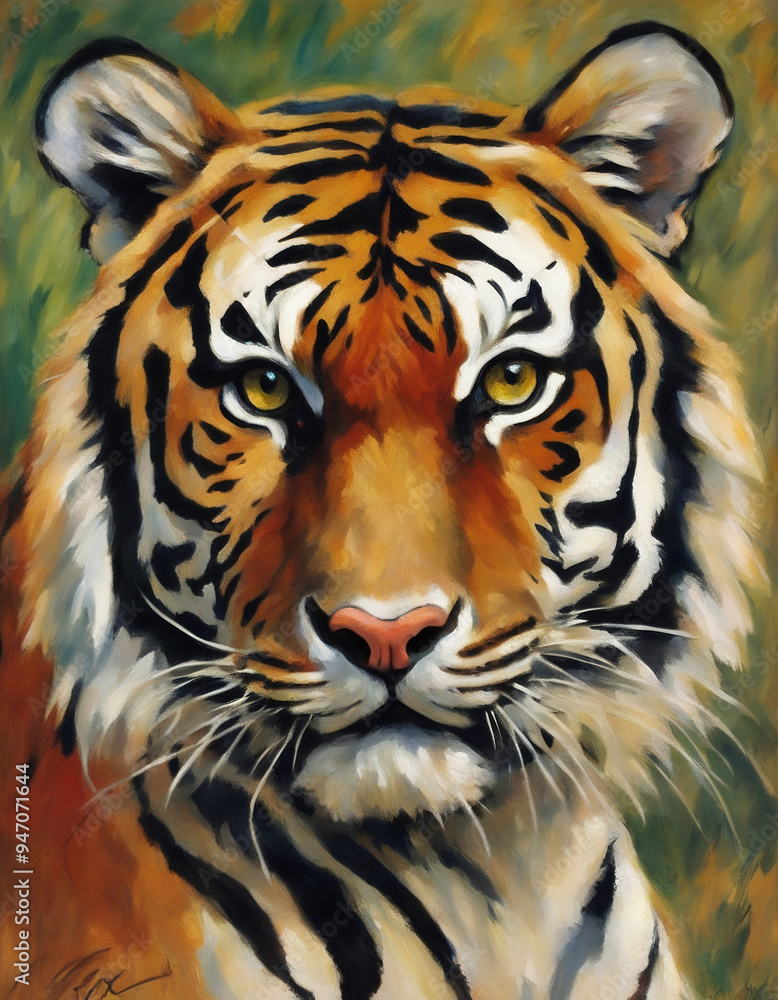 Fototapeta premium portrait of a tiger