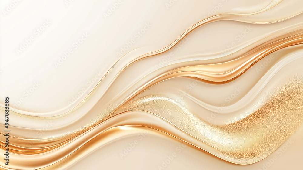 Obraz premium Golden smooth background. 