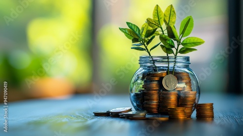 Investment freedom in retirement, focused shot of a diversified portfolio with different investment options on display