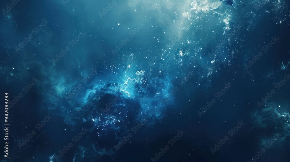Cosmic Nebula with Stars. Cosmic Nebula with Stars.