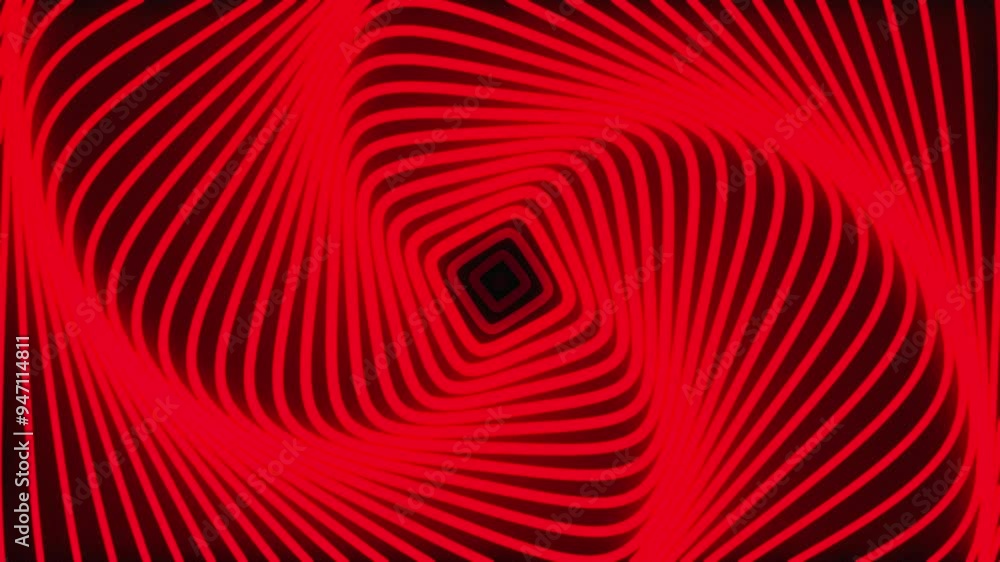 red 4-sided polygon line pattern, moving and repeating red 4-sided polygon line pattern, moving and repeating
