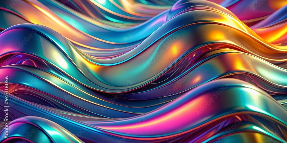 Background Liquid Metal with fluid curve shapes, abstract waves Background Liquid Metal with fluid curve shapes, abstract waves