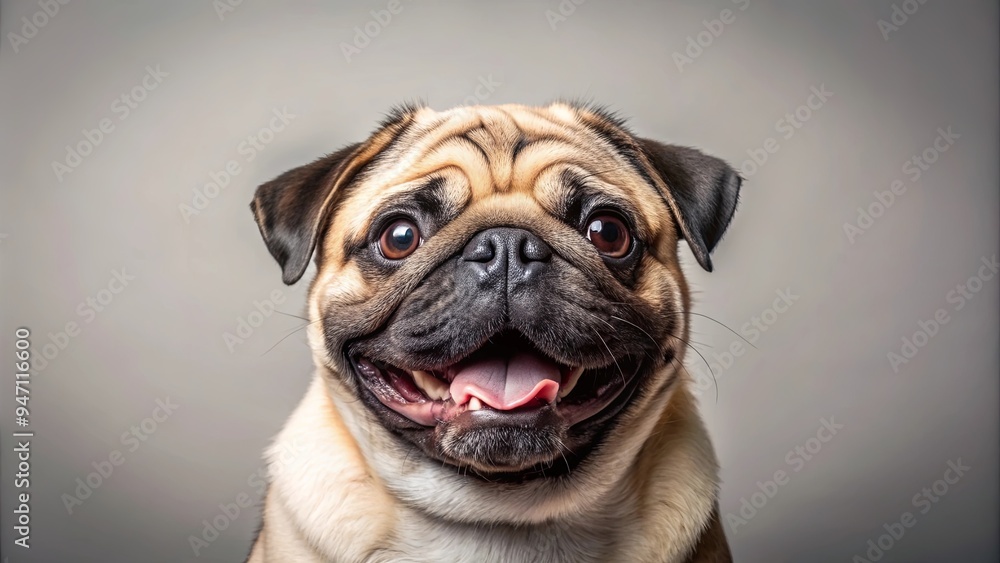 Adorable and cheerful pug with a big smile , happy, pug, dog, cute, pet, animal, smiling, cheerful, joy, happiness Adorable and cheerful pug with a big smile , happy, pug, dog, cute, pet, animal, smiling, cheerful, joy, happiness