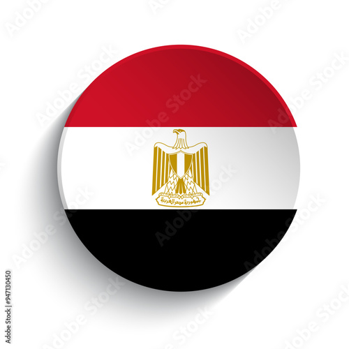 Egypt flag button