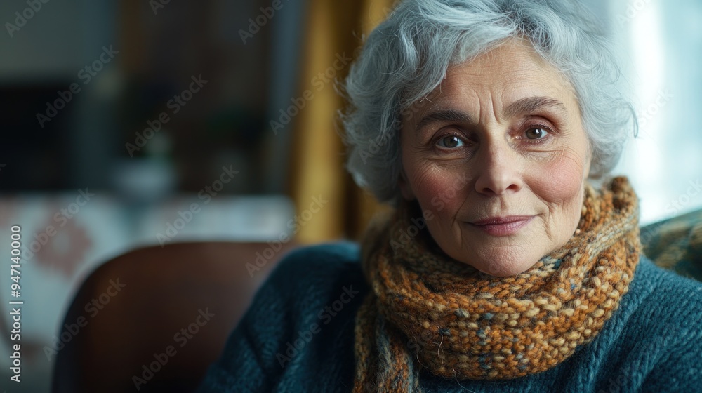 Portrait of a Woman with Grey Hair Portrait of a Woman with Grey Hair
