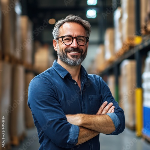 Business leader overseeing company operations and logistics