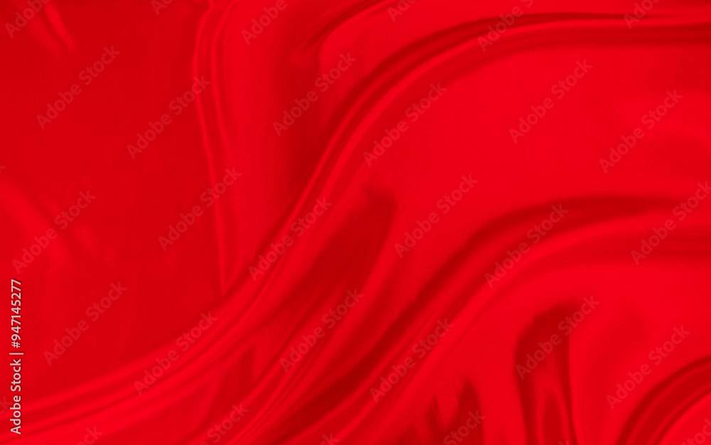 Obraz premium Black red satin dark fabric texture luxurious shiny that is abstract silk cloth background with patterns soft waves blur beautiful.