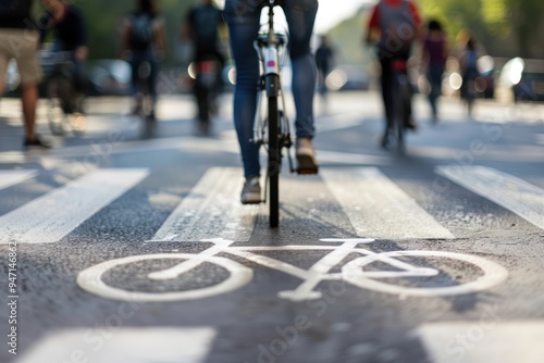 Bike Lane in the City