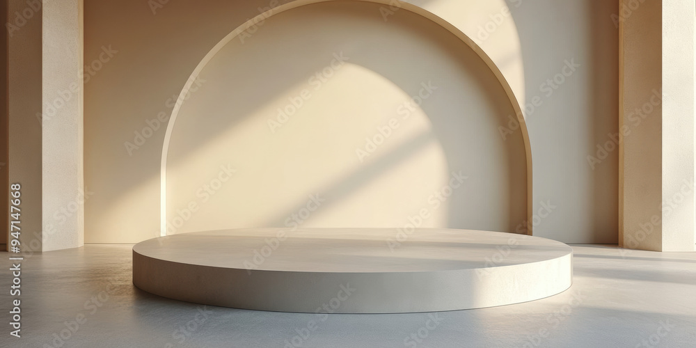 Minimalist Archway Podium. Minimalist Archway Podium.