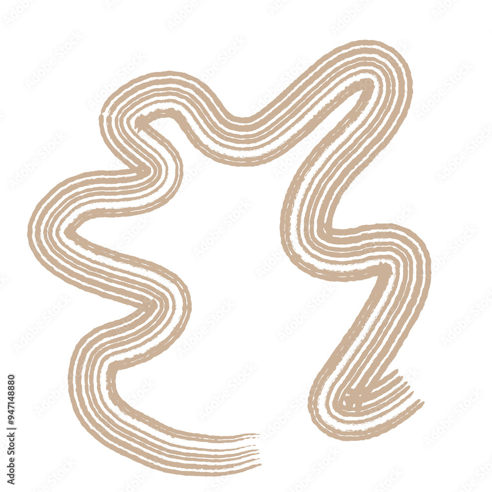 Naklejka premium Rake Line Pattern Background