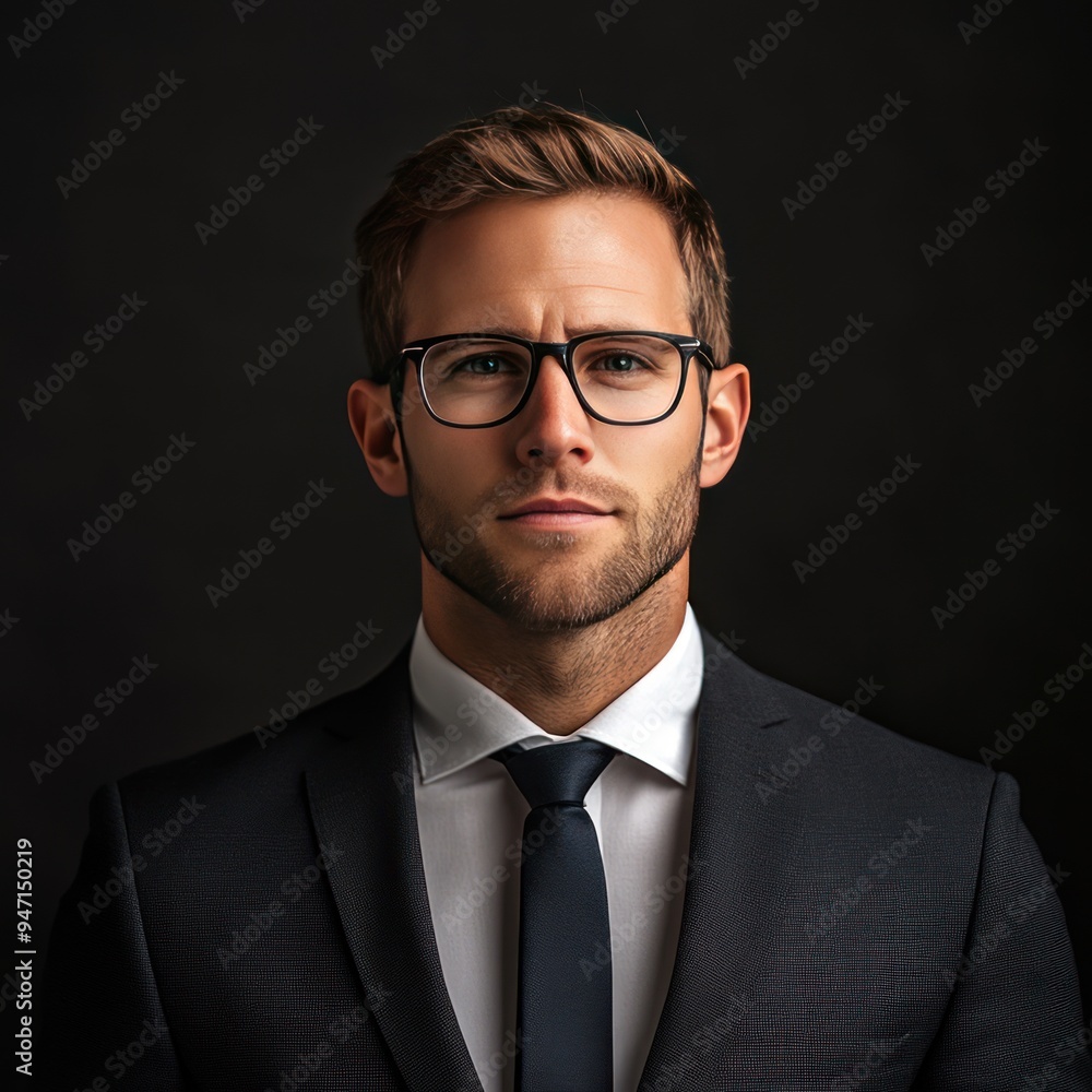 Business executive in formal suit and tie Business executive in formal suit and tie