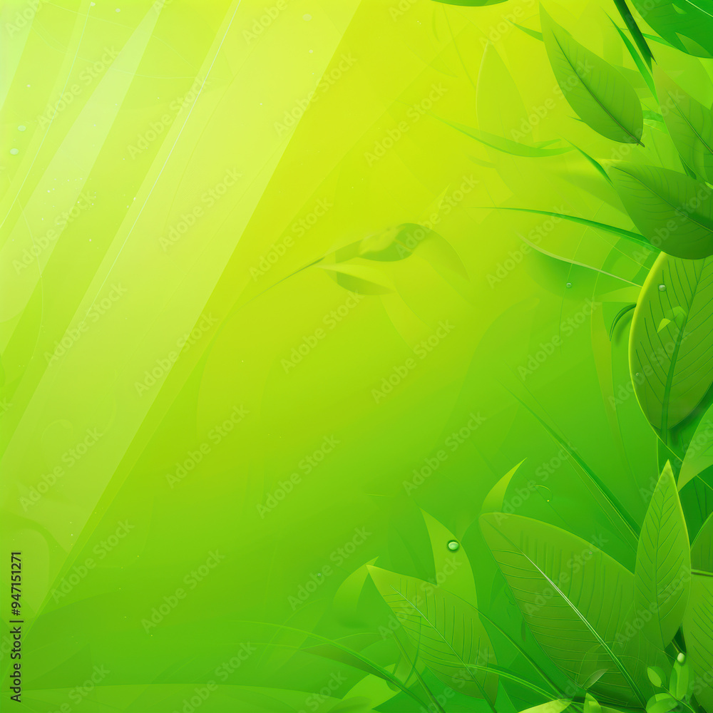 Obraz premium Green Leaf Background.