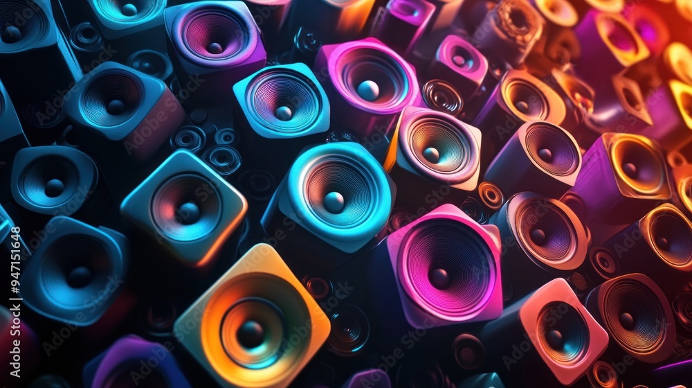 Colorful Speakers