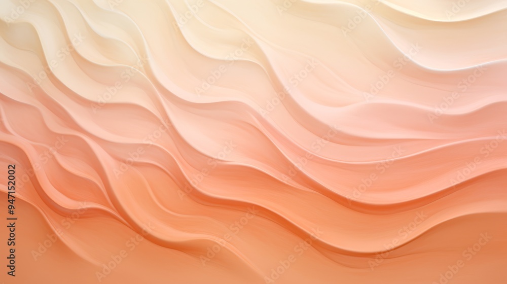A gentle gradient of peach and coral transitions smoothly into white, generating a calming and elegant backdrop ideal for various creative applications A gentle gradient of peach and coral transitions smoothly into white, generating a calming and elegant backdrop ideal for various creative applications