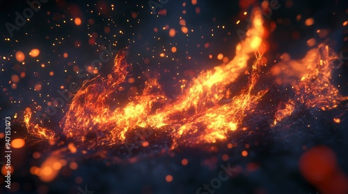 Fiery Embers and Sparks