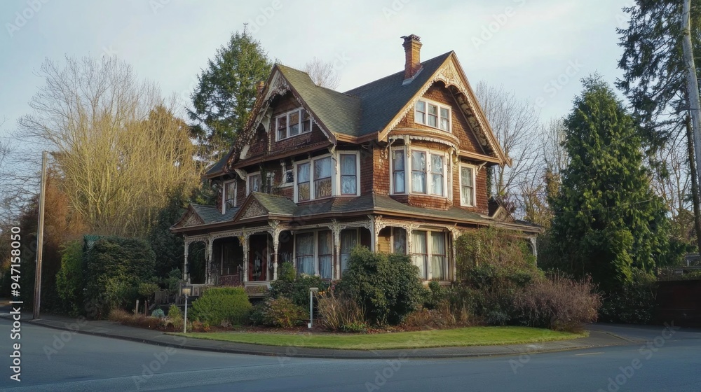 Victorian House on a Corner Lot Victorian House on a Corner Lot