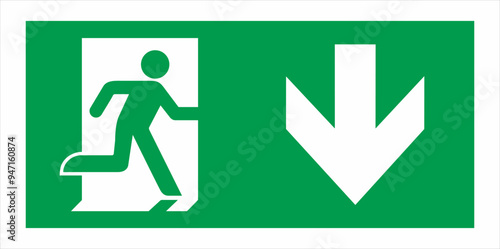 Emergency Escape Sign Symbols...