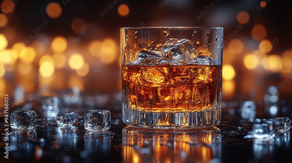 Pour whiskey into a glass with a black background, leaving ample white space to showcase high-resolution details and original style, presenting a refined and classic appearance. Pour whiskey into a glass with a black background, leaving ample white space to showcase high-resolution details and original style, presenting a refined and classic appearance.