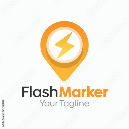 Flash Marker Logo Design Template. Good for Business, Agency, Community and Organization Free Download Flash Marker Logo Design Template. Good for Business, Agency, Community and Organization - GFXLoad