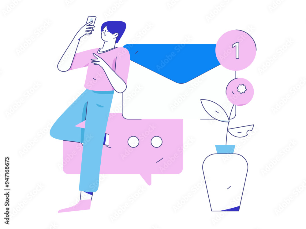 Flat vector illustration of business people operating work scene
Flat vector illustration of business people operating work scene