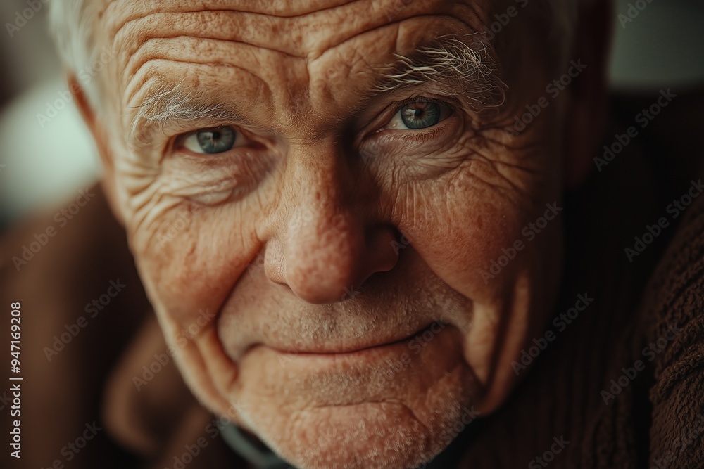 Close Up Portrait of Senior Man Close Up Portrait of Senior Man