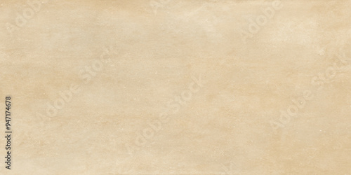 Textured Dark Ivory Cement Wall with Rustic Marble Tile Flooring