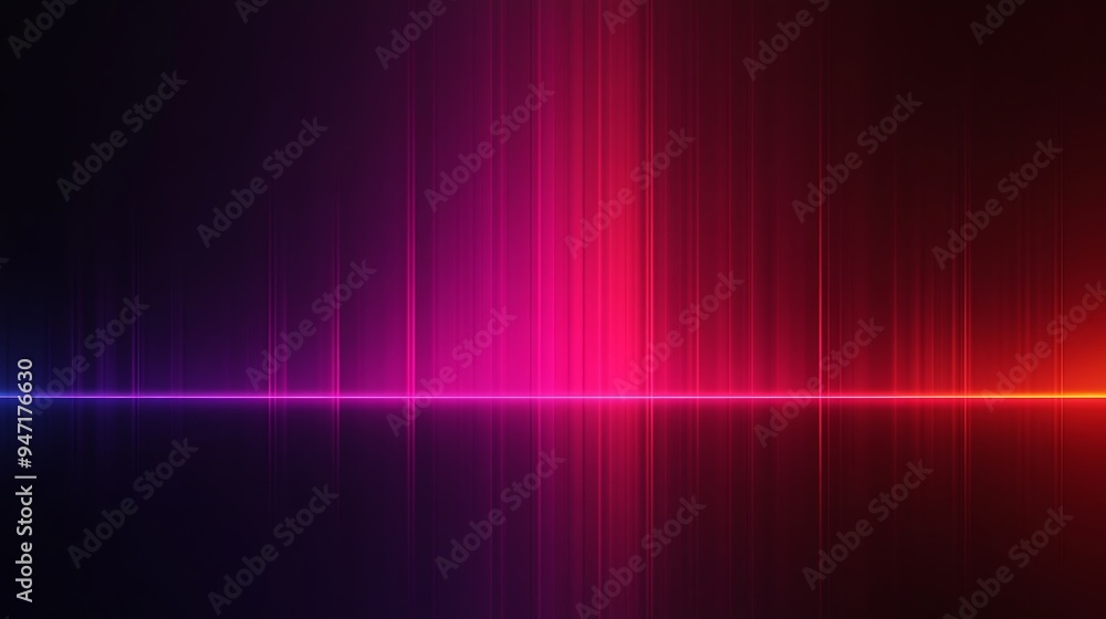 Abstract Neon Light Streaks on a Dark Background Abstract Neon Light Streaks on a Dark Background