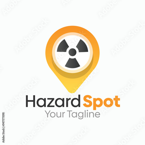 Hazard Spot Logo Design Template. Good for Business, Agency, Community and Organization