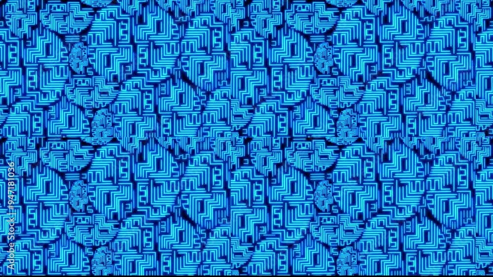 abstract technological circuit connection animation, futuristic, technology abstract technological circuit connection animation, futuristic, technology