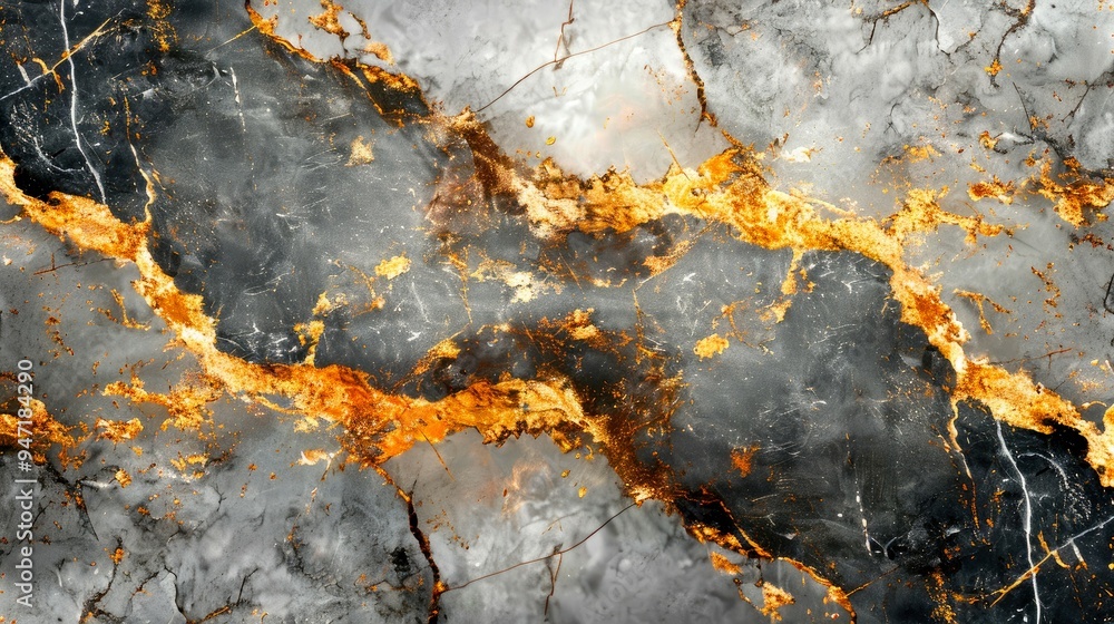 Abstract Marble Texture with Golden Veins Abstract Marble Texture with Golden Veins
