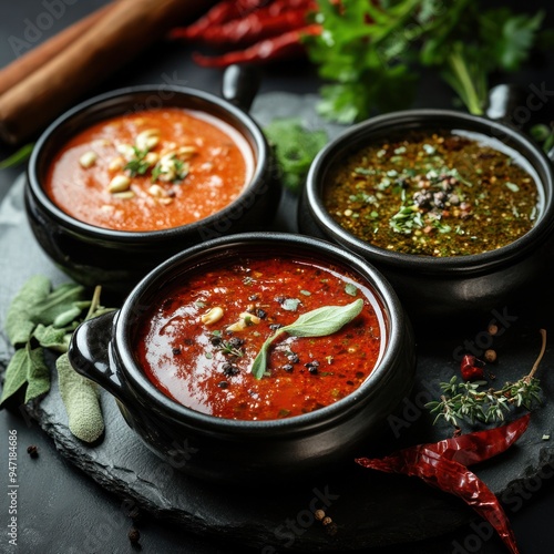 Simmering sauces for gourmet meals