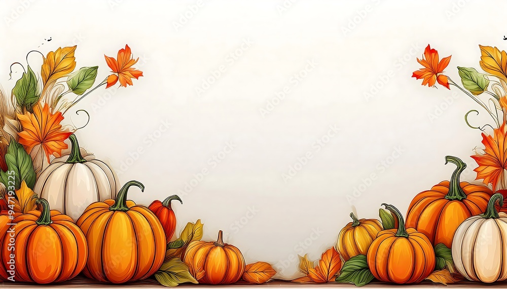 Autumn harvest with pumpkins. thanksgiving day background. Autumn harvest with pumpkins. thanksgiving day background.