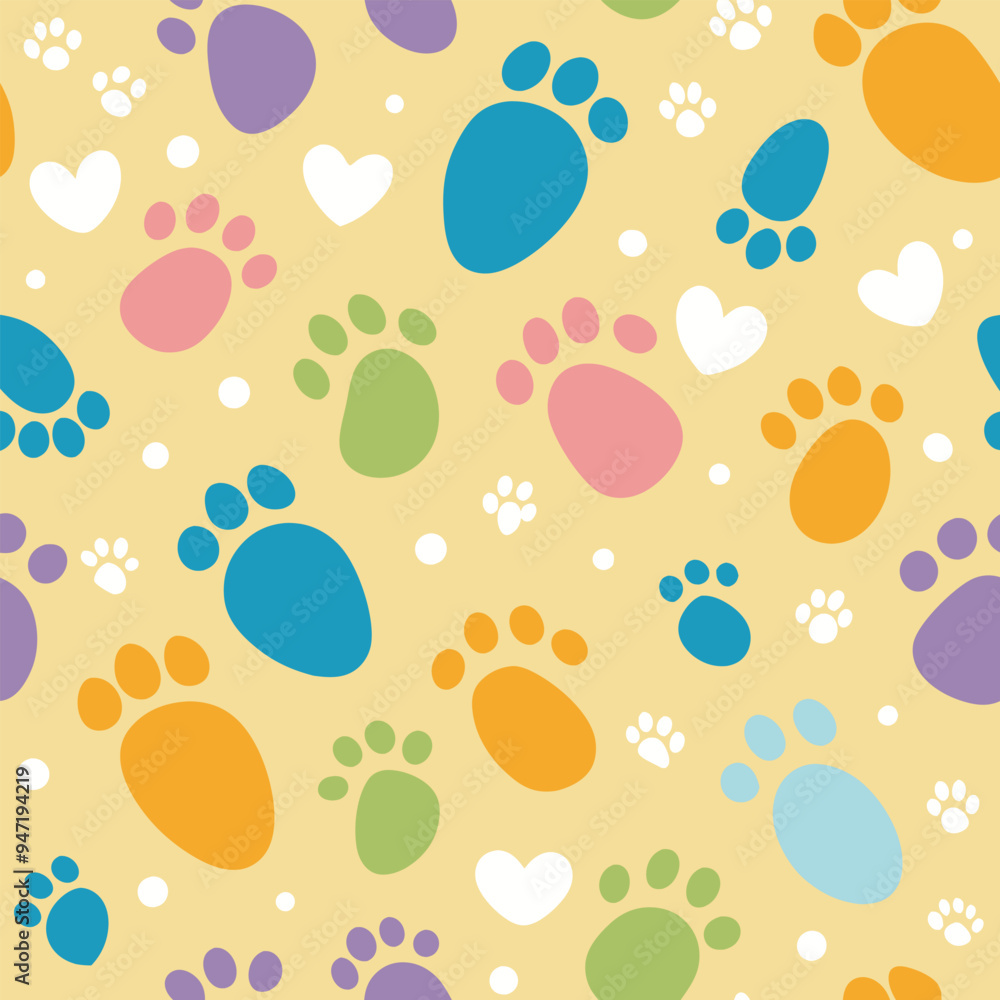 seamless pattern with colorful hearts seamless pattern with colorful hearts