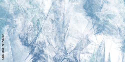 Beautiful abstract watercolor clear light blue and blue sky with white clouds. Blue sky background and white blurry, clear, and puffy clouds. Smoky blue vintage marbled texture. Creative stone art.