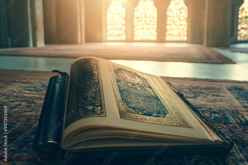 Fototapeta premium Devoutly worshiping by Muslims