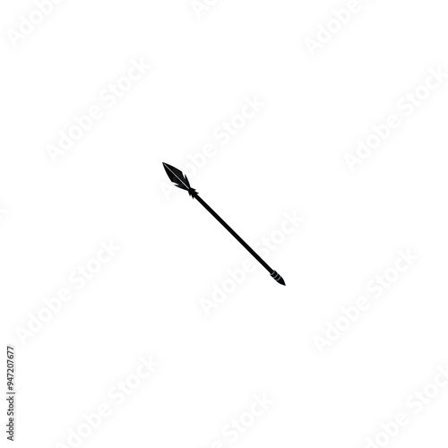 black screwdriver isolated on white