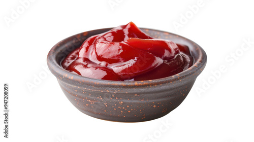 Wallpaper Mural Tomato sauce ketchup in bowl isolated on white background Torontodigital.ca