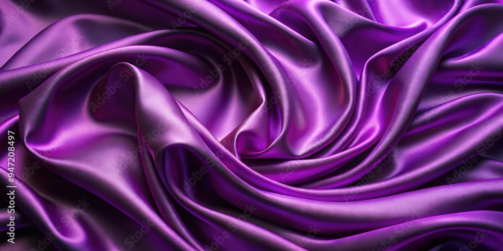Fototapeta premium Smooth purple silk background perfect for luxury and elegance branding, purple, silk, background, texture, luxurious, elegant, soft