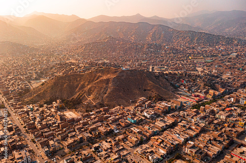 Panoramic view of San Juan de Lurigancho - Lima.