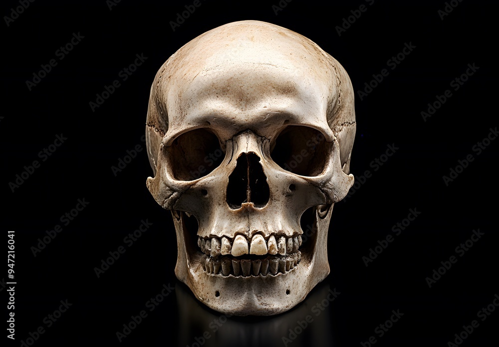 Obraz premium skull on black