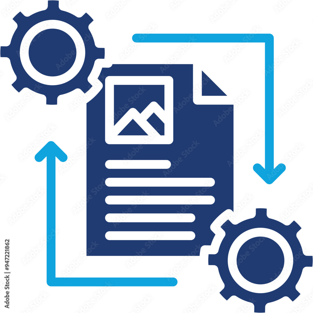 Content Management System Icon Content Management System Icon
