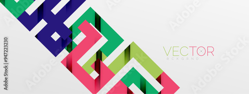 Color bend lines with shadow texture effect. Vector Illustration For Wallpaper, Banner, Background, Card, Book Illustration, landing page