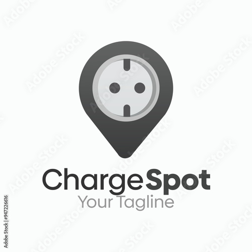 Charge Spot Logo Design Template. Good for Business, Agency, Community and Organization