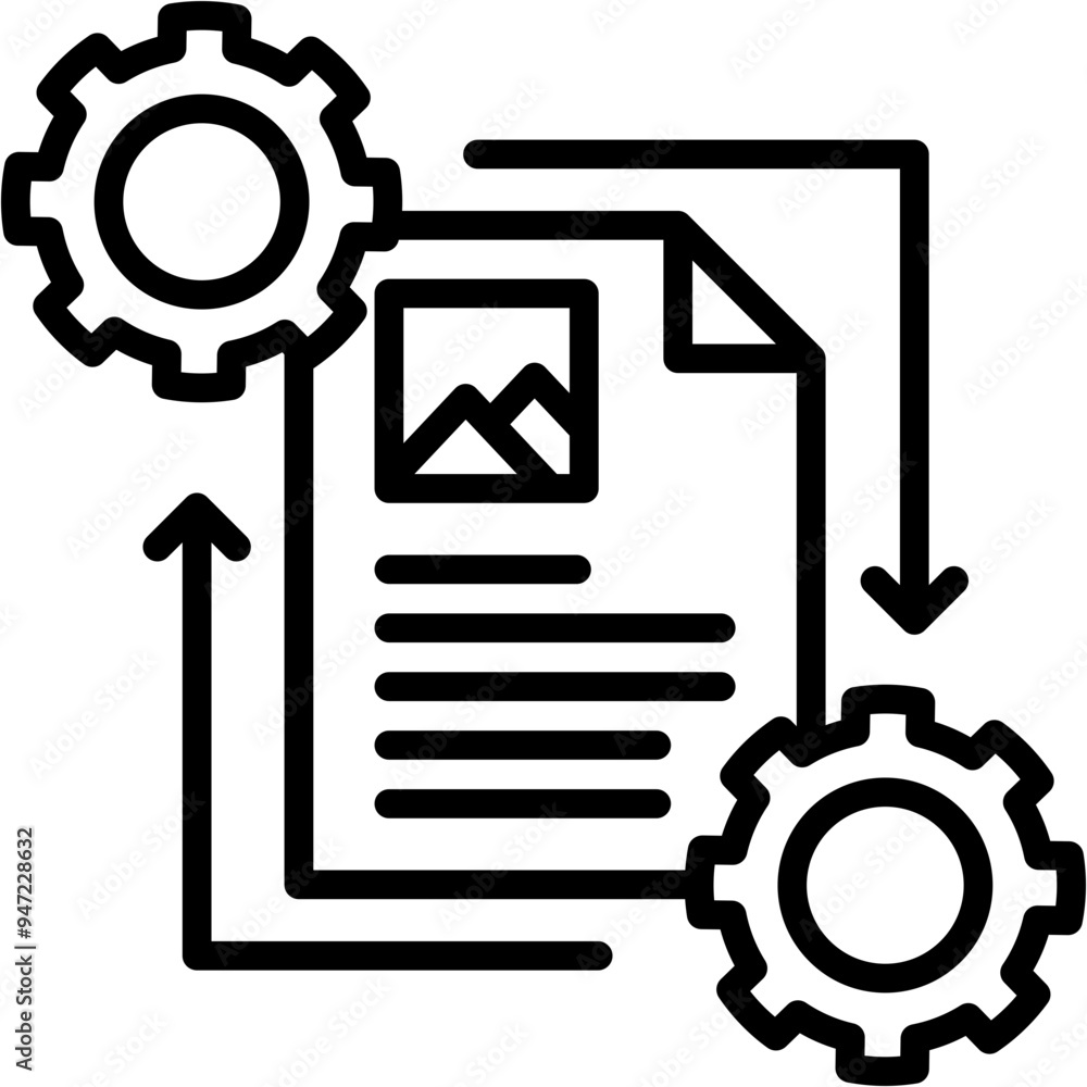 Content Management Icon Content Management Icon